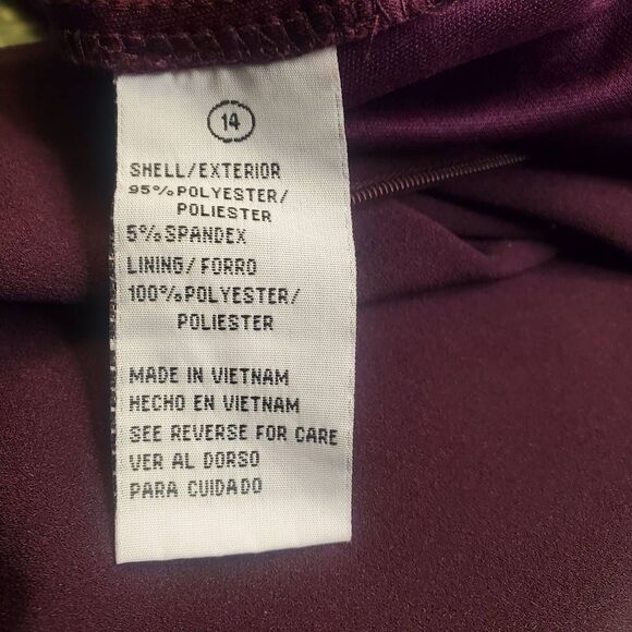 Shelby and Palmer Sleeveless V Neck Split Flare Leg Jumpsuit, Size 14 - Picture 11 of 12